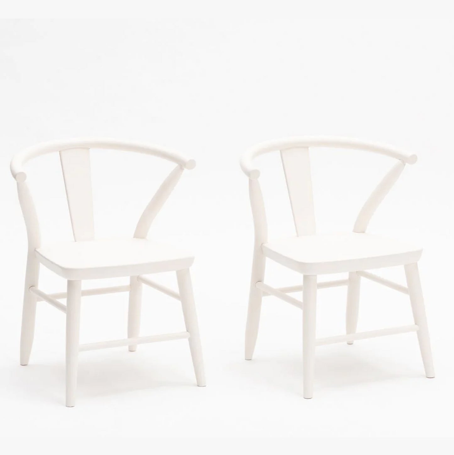 Crescent Chair Set - White