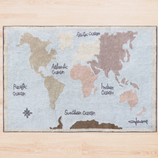 Vintage Map Rug