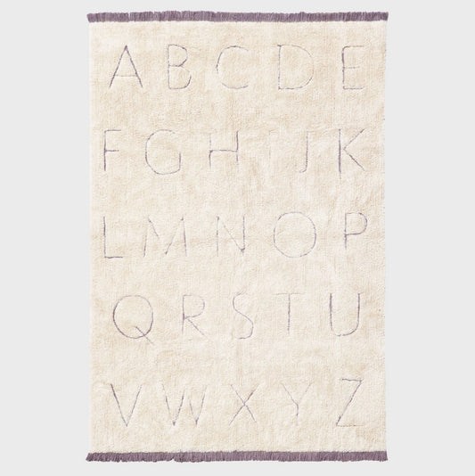 Rugcycled Alphabet Rug