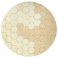 Washable Round Honeycomb Rug (multiple colors)