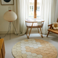 Washable Round Honeycomb Rug (multiple colors)