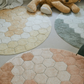 Washable Round Honeycomb Rug (multiple colors)