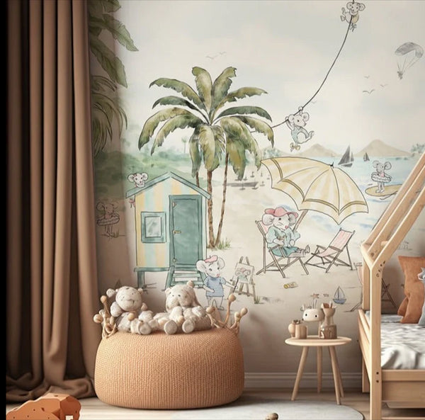 Playa Mouse Wall Mural