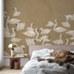 Dancing Swan Wallpaper (Multiple Colors)