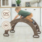 Climbing Arch & Rocker Balance - Montessori Climbers for Kids 1-7 y.o. – Chocolate