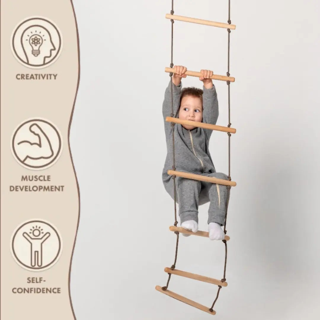 Climbing rope ladder for kids 3-9 y.o.