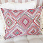 "Pink boho style" Pillow with Fringe