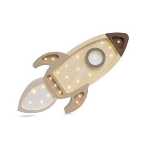 Rocket Ship Lamp (multiple colors)