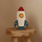 Mini Rocket Ship Lamp (multiple colors)