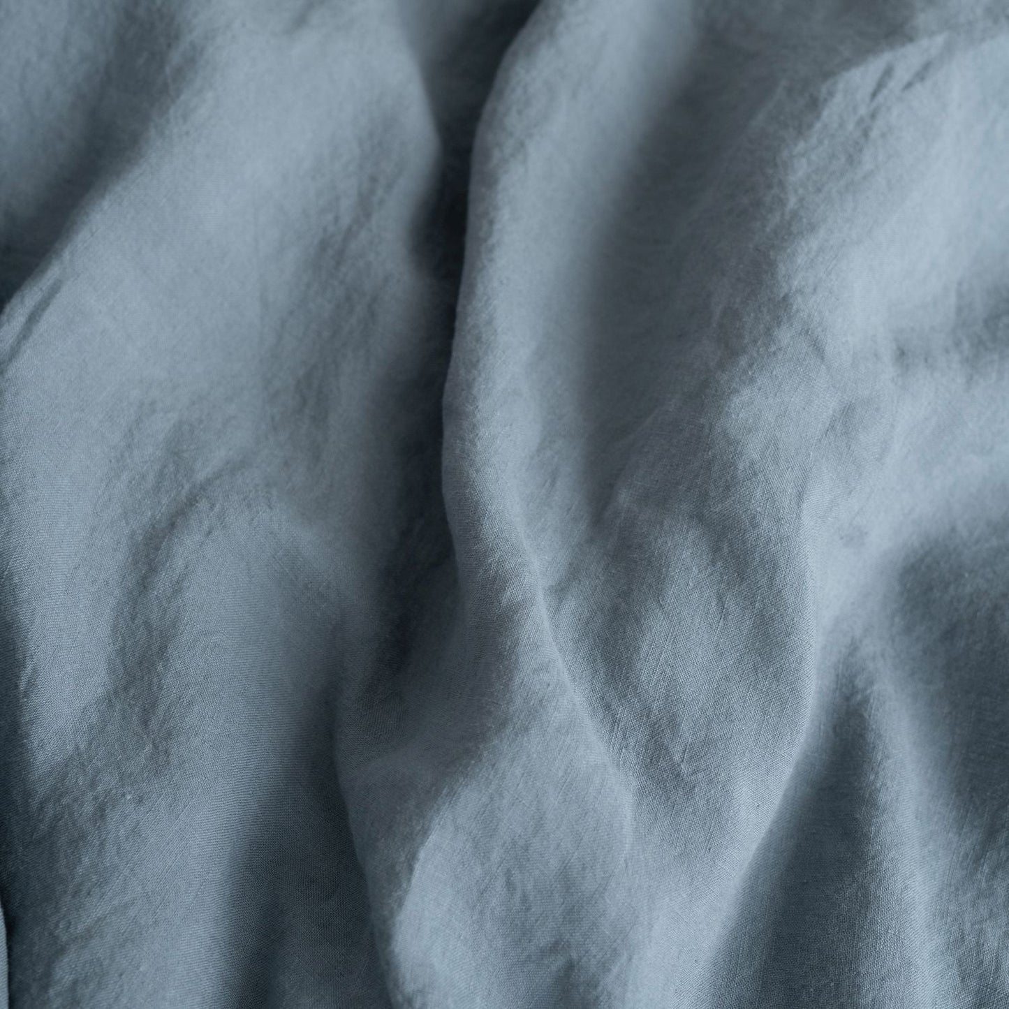 Blue Fog Linen Duvet Cover Set