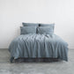 Blue Fog Linen Duvet Cover Set