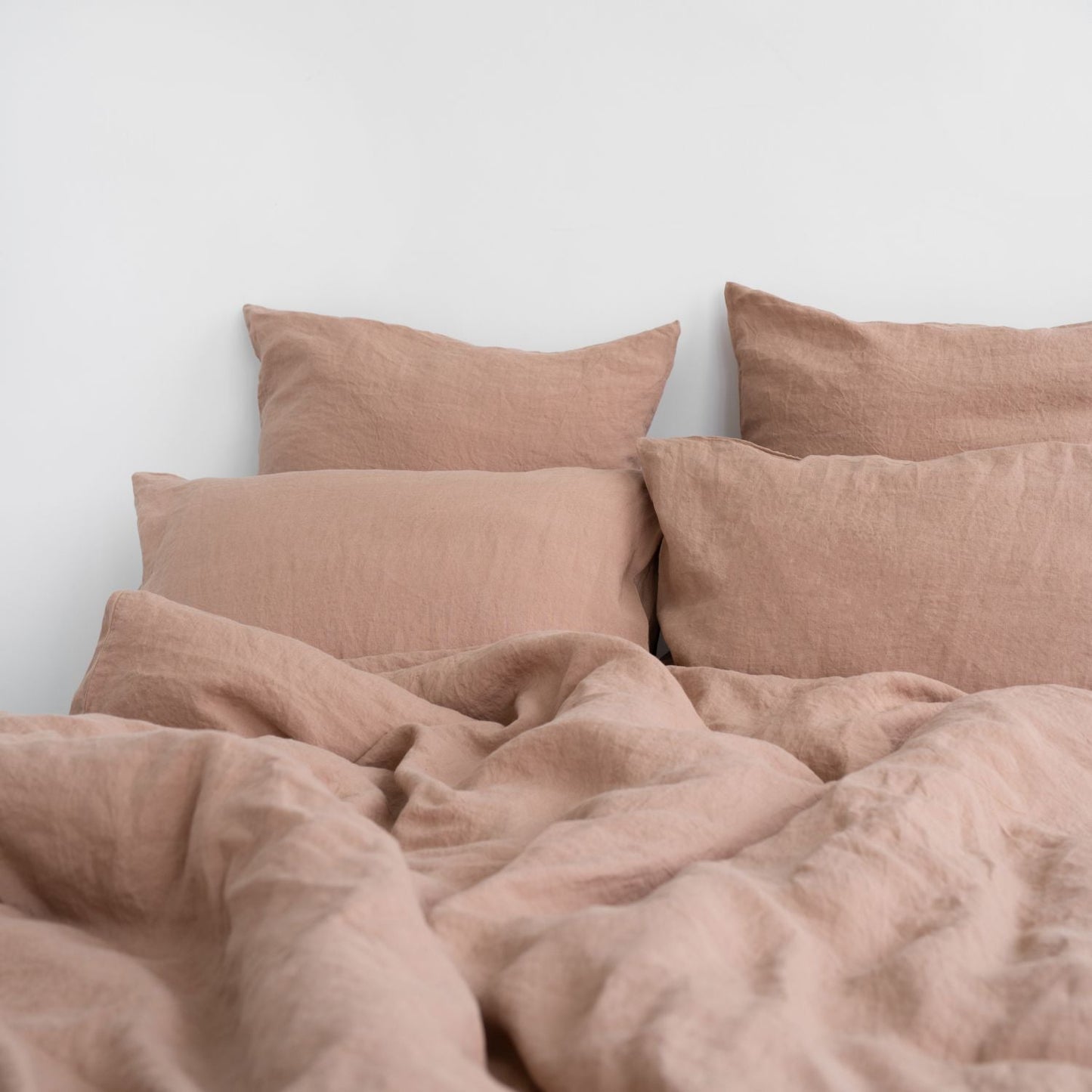 Terracotta Linen Duvet Cover Set