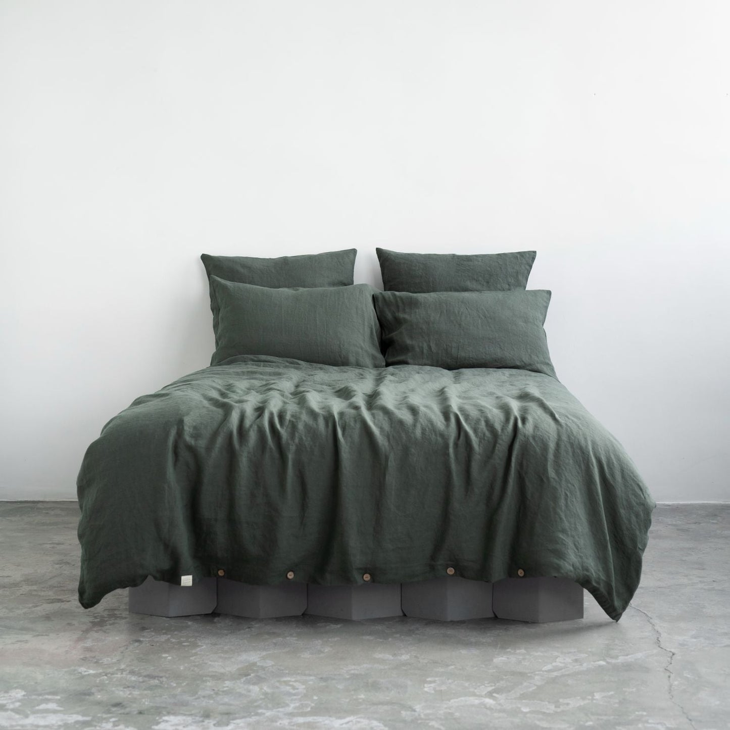 Forest Linen Duvet Cover Set