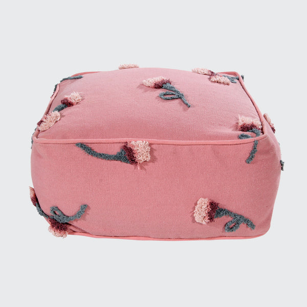 Pouf English Garden Ash Rose