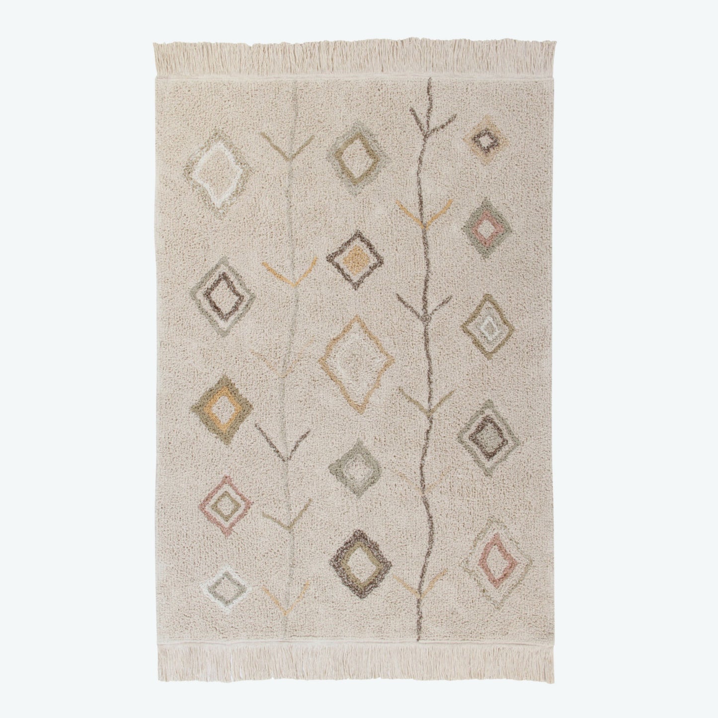 Kaarol Washable Cotton Rug (Earth)