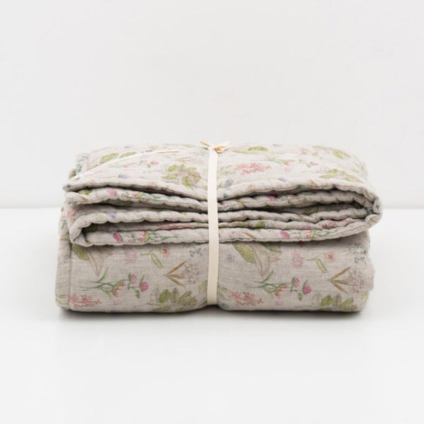 Botany Linen Quilted Blanket