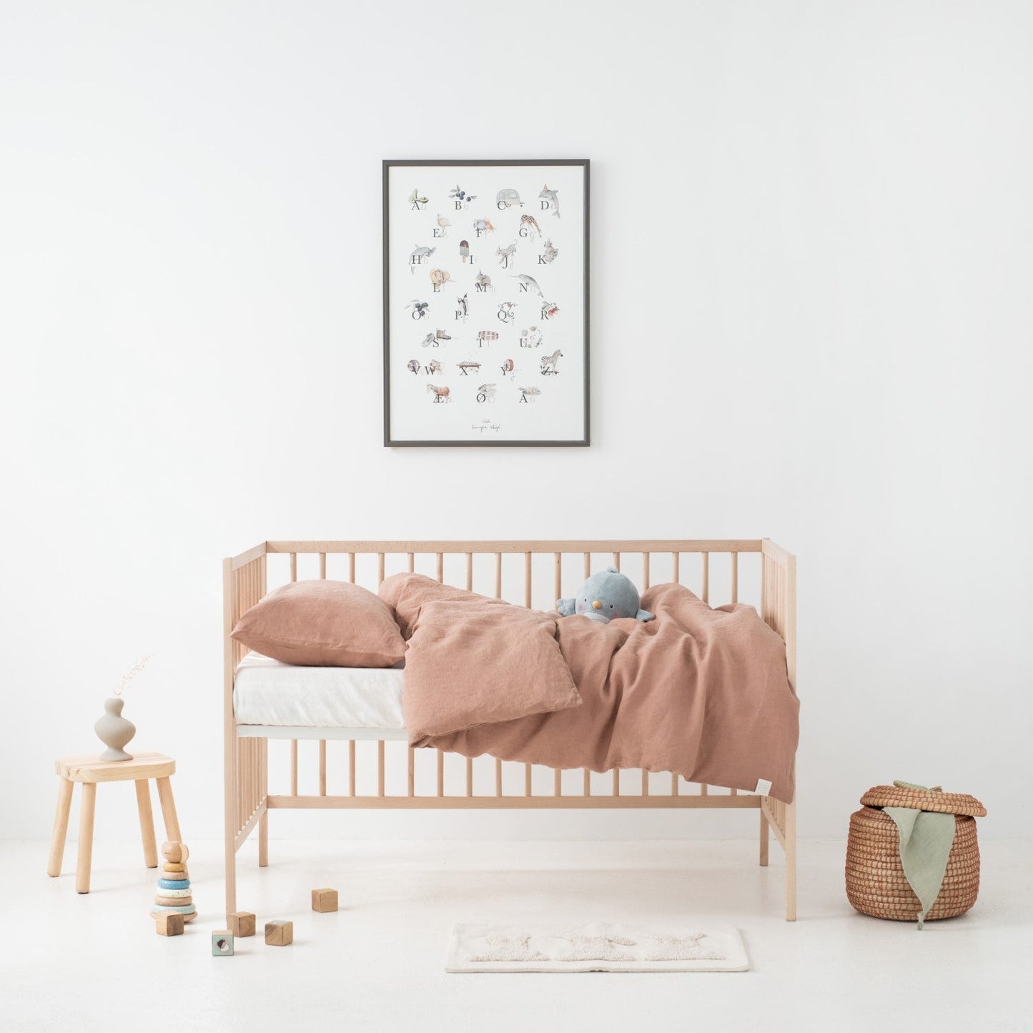 Terracotta Toddler Duvet Cover Set