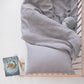 Light Grey Linen Duvet Cover Set