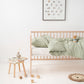 Sage Linen Toddler Duvet Cover Set