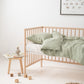 Sage Linen Toddler Duvet Cover Set