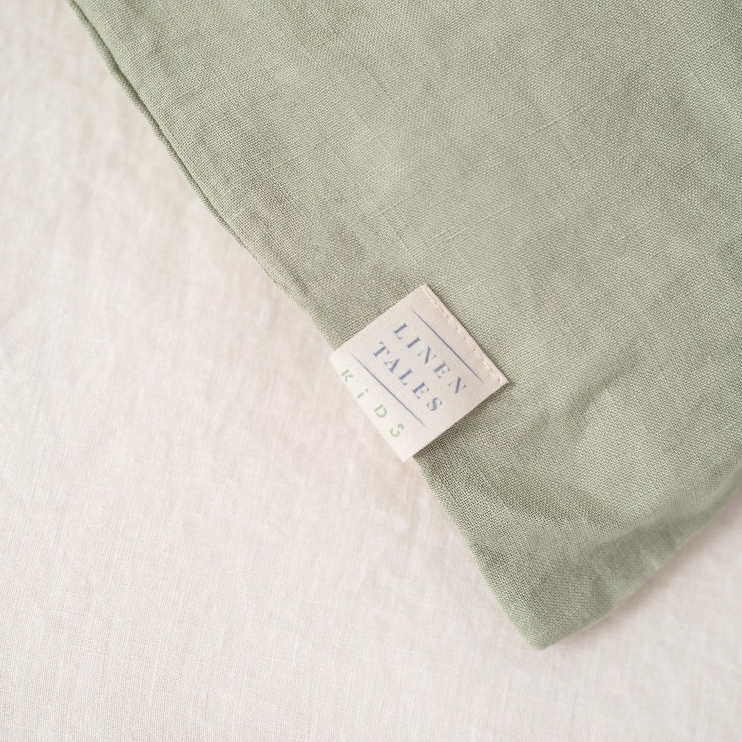 Sage Linen Toddler Duvet Cover Set