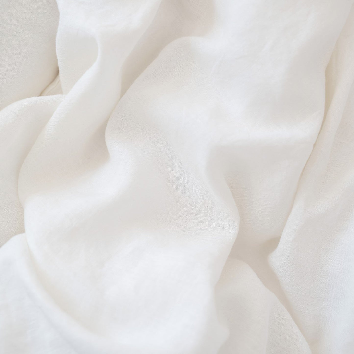 Snow Linen Duvet Cover Set