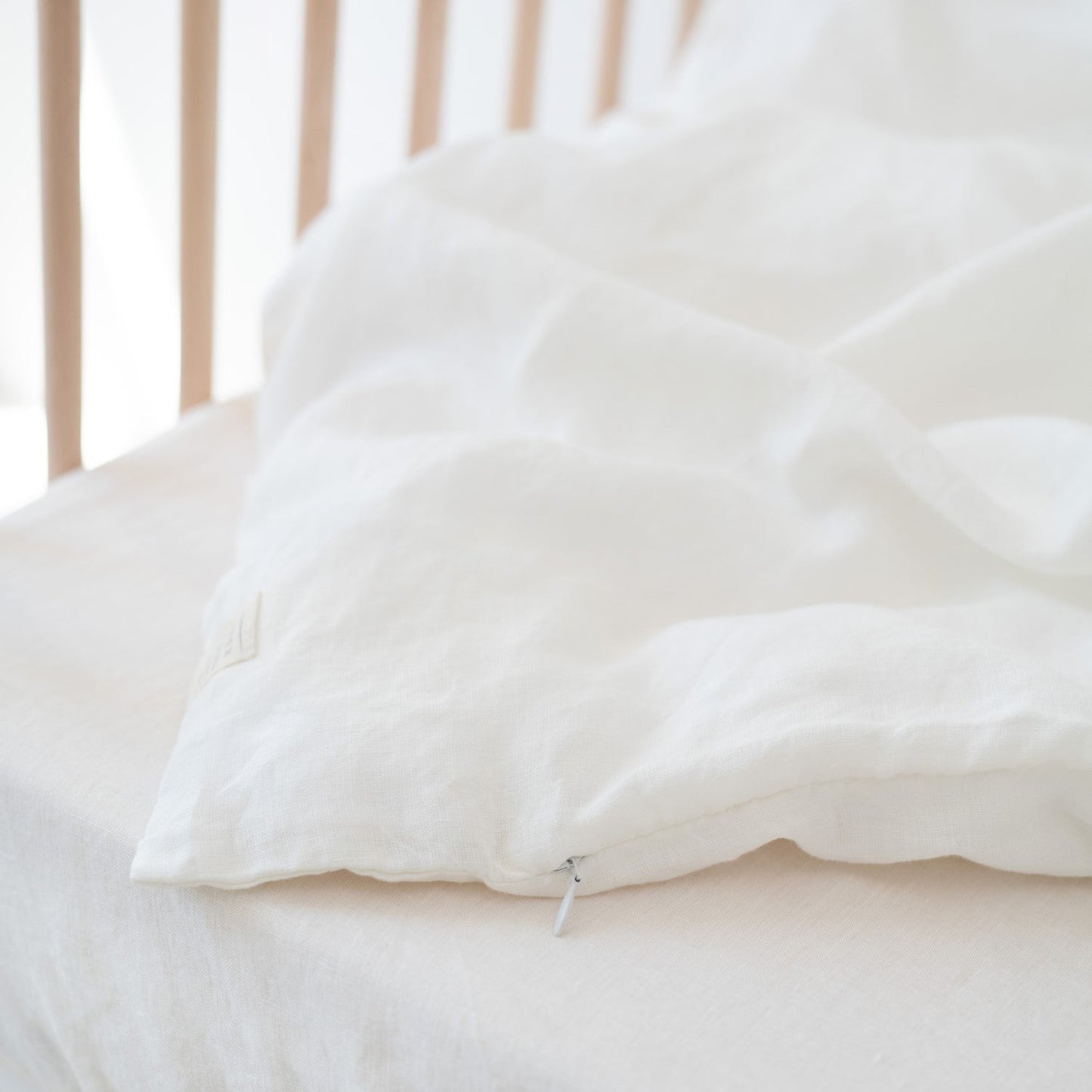 Snow Linen Duvet Cover Set