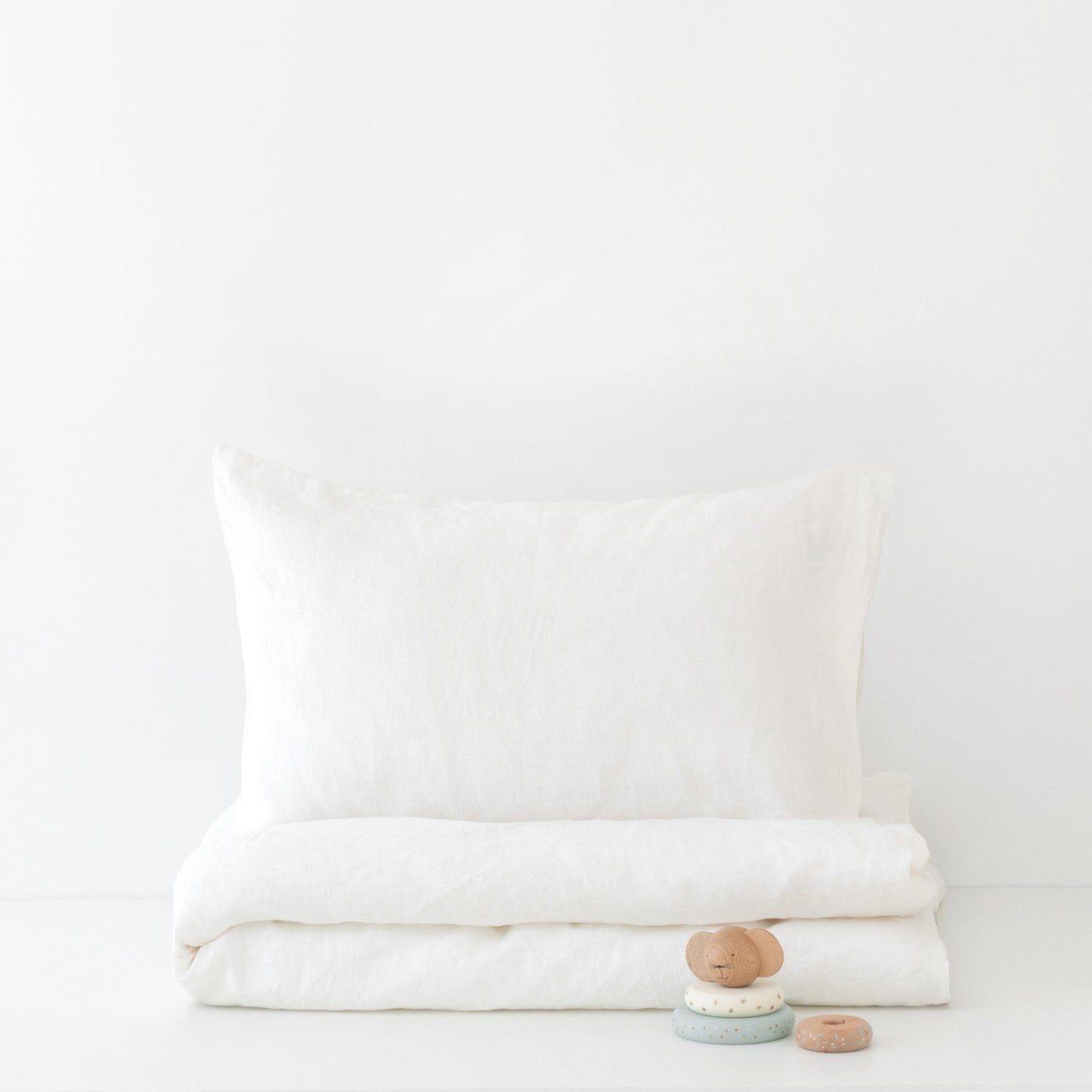 Snow Linen Duvet Cover Set