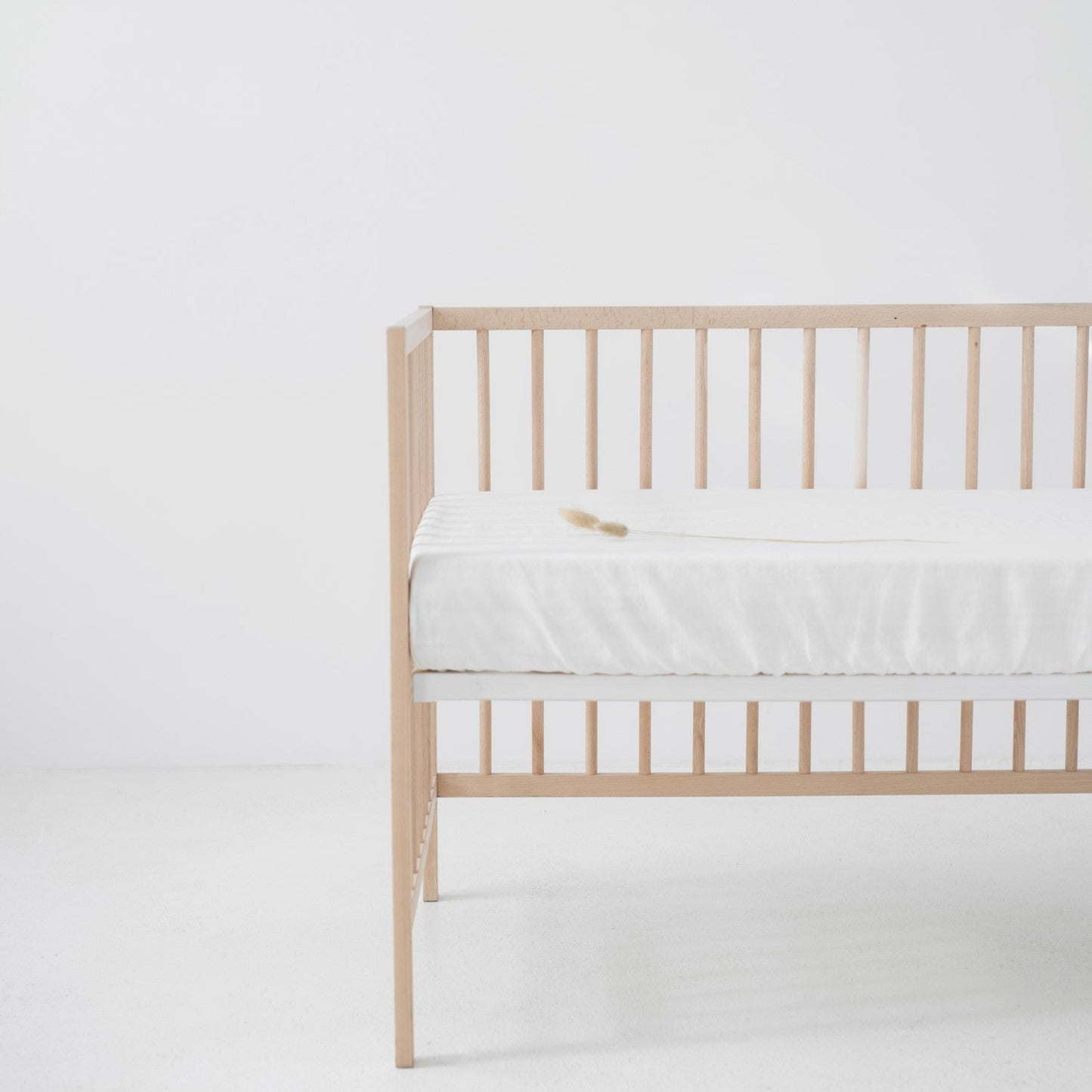 White Fitted Crib Sheet