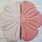 Linen "Powder Rose" Flower Mat