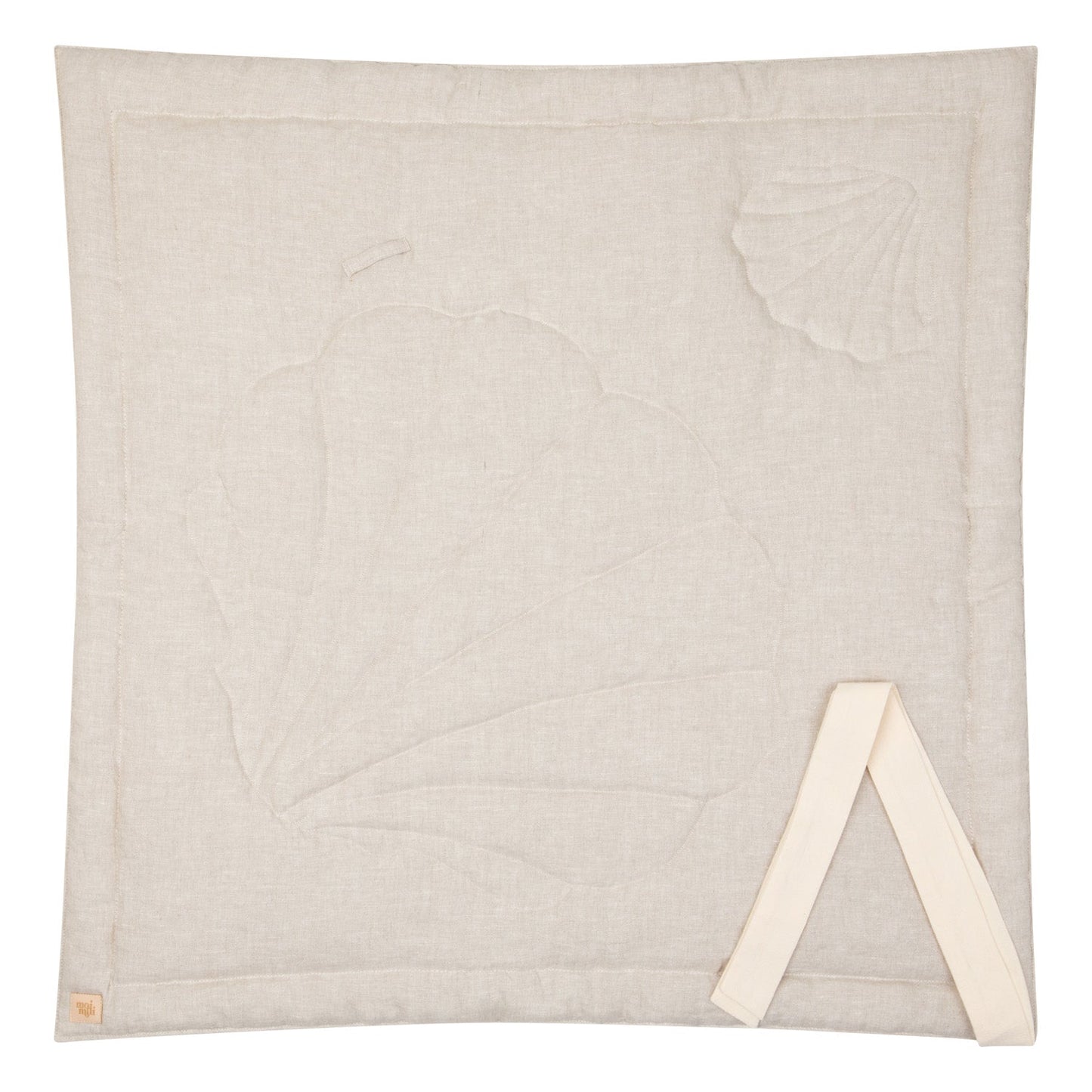 "Sand" Linen Shell Baby Horn