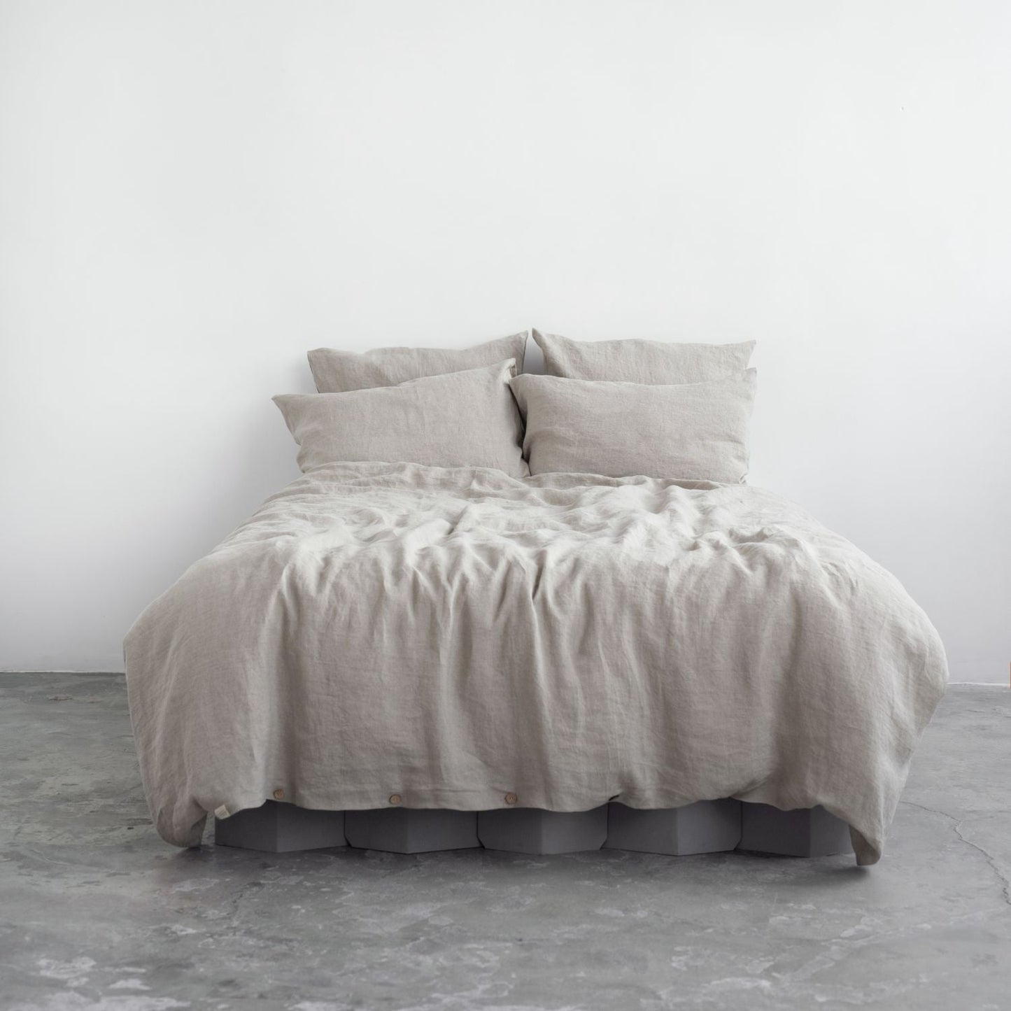 Natural Linen Duvet Cover Set