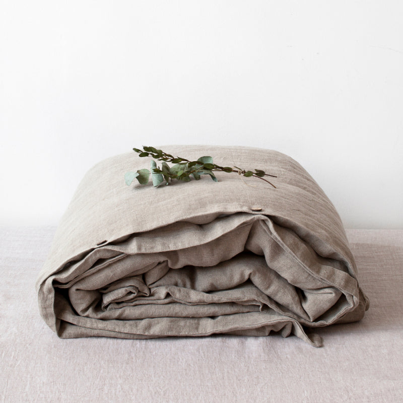 Natural Linen Duvet Cover Set