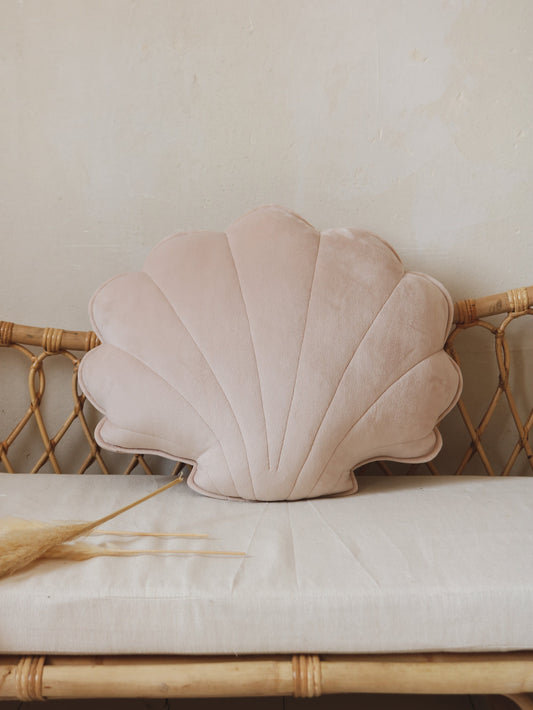 Soft Velvet Latte Shell Pillow