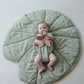 Water Lily Olive Playmat