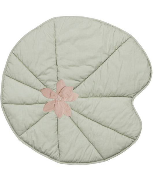 Water Lily Olive Playmat