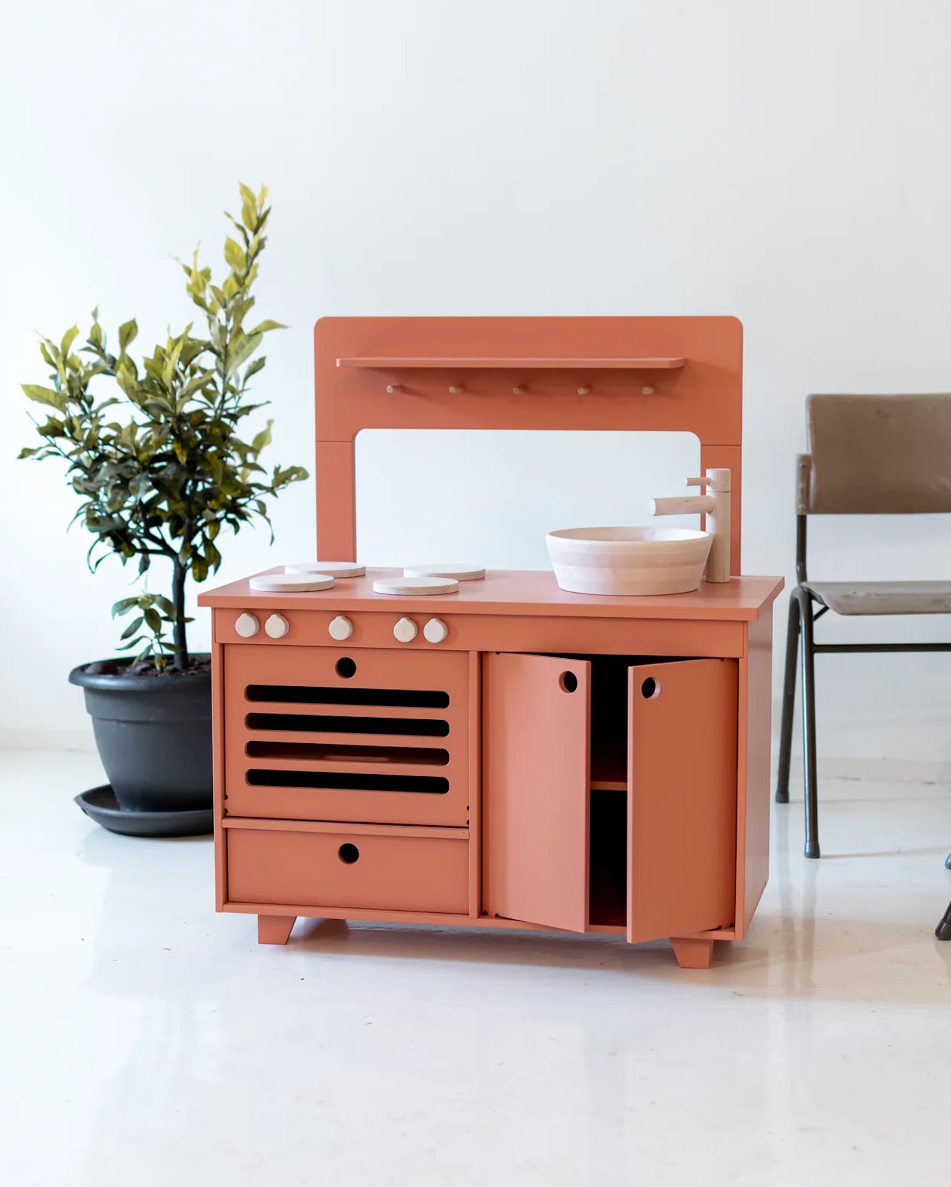 Zoe Play Kitchen (Dusty Pink)