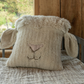 Pink-Nosed Sheep Pillow