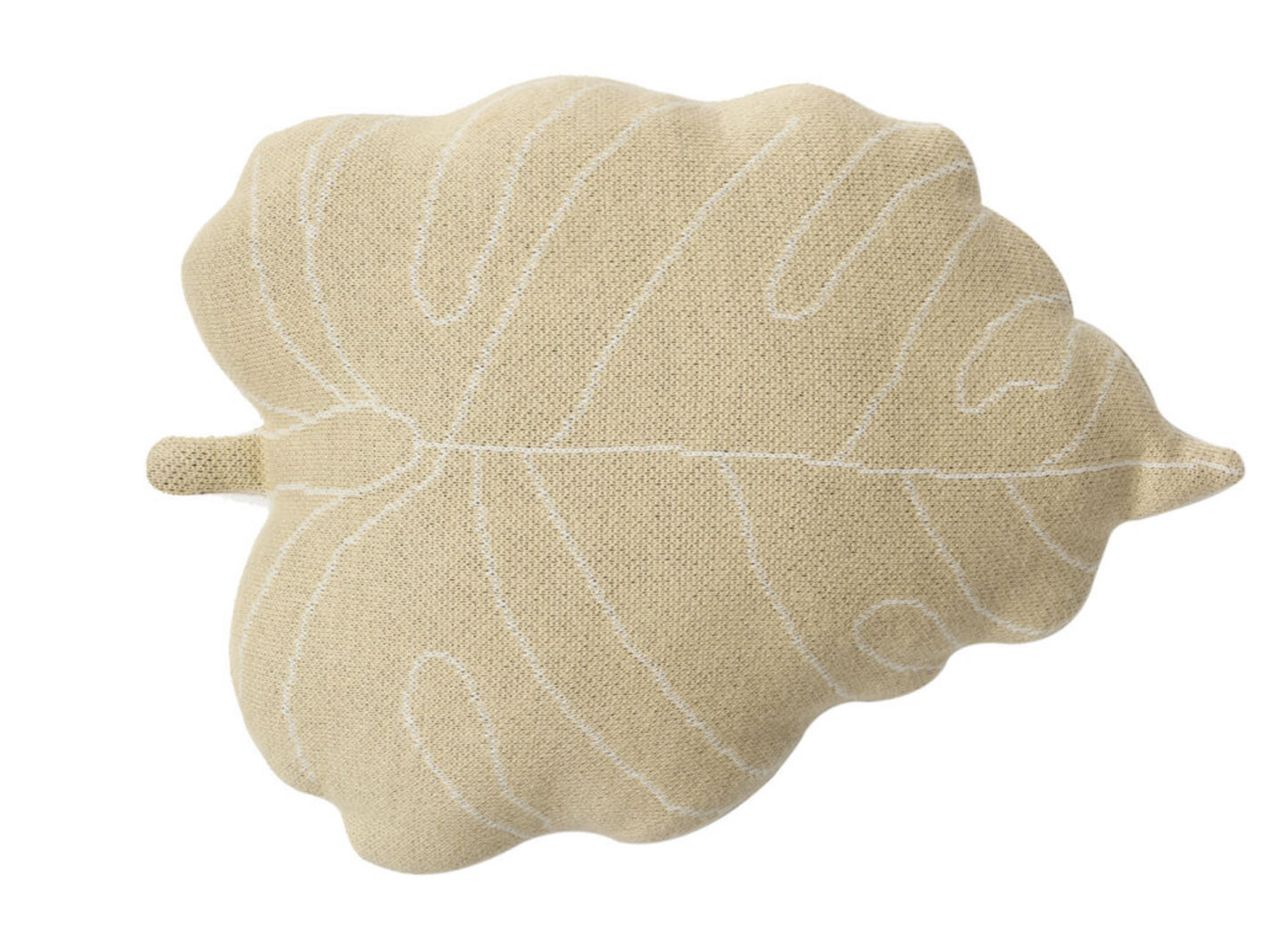 Baby Leaf Knit Pillow (Multiple Colors)