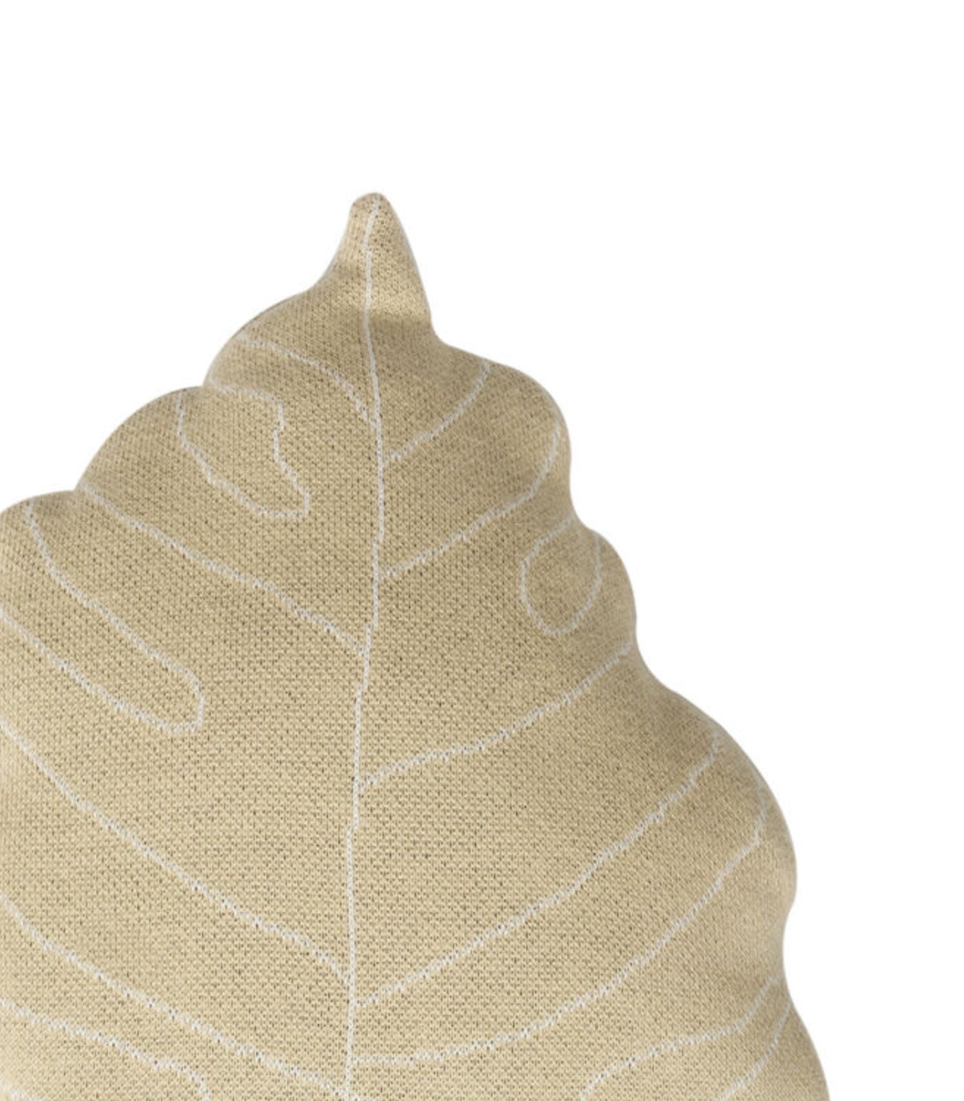 Baby Leaf Knit Pillow (Multiple Colors)