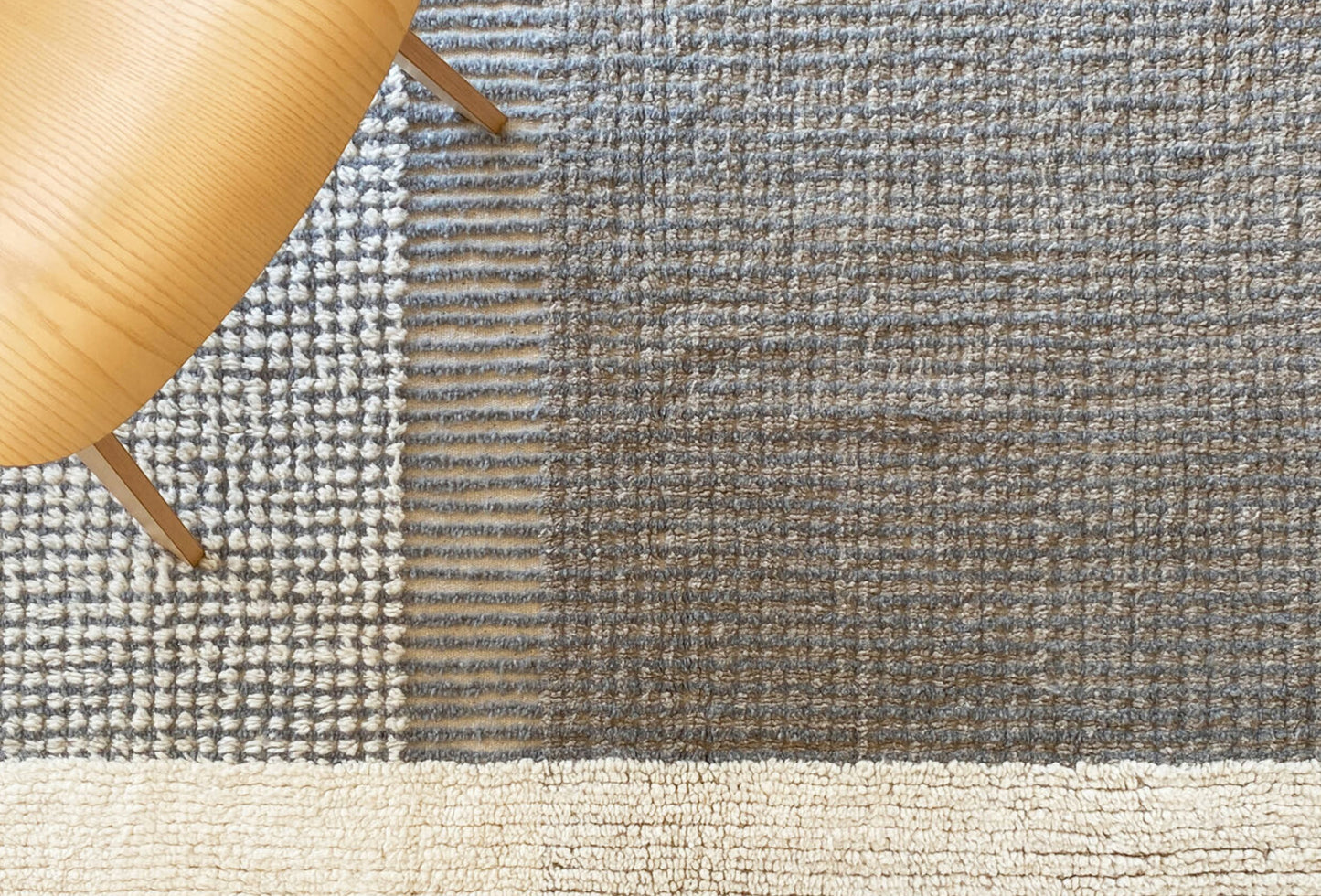 Kaia Wool Rug (Smoke Blue)