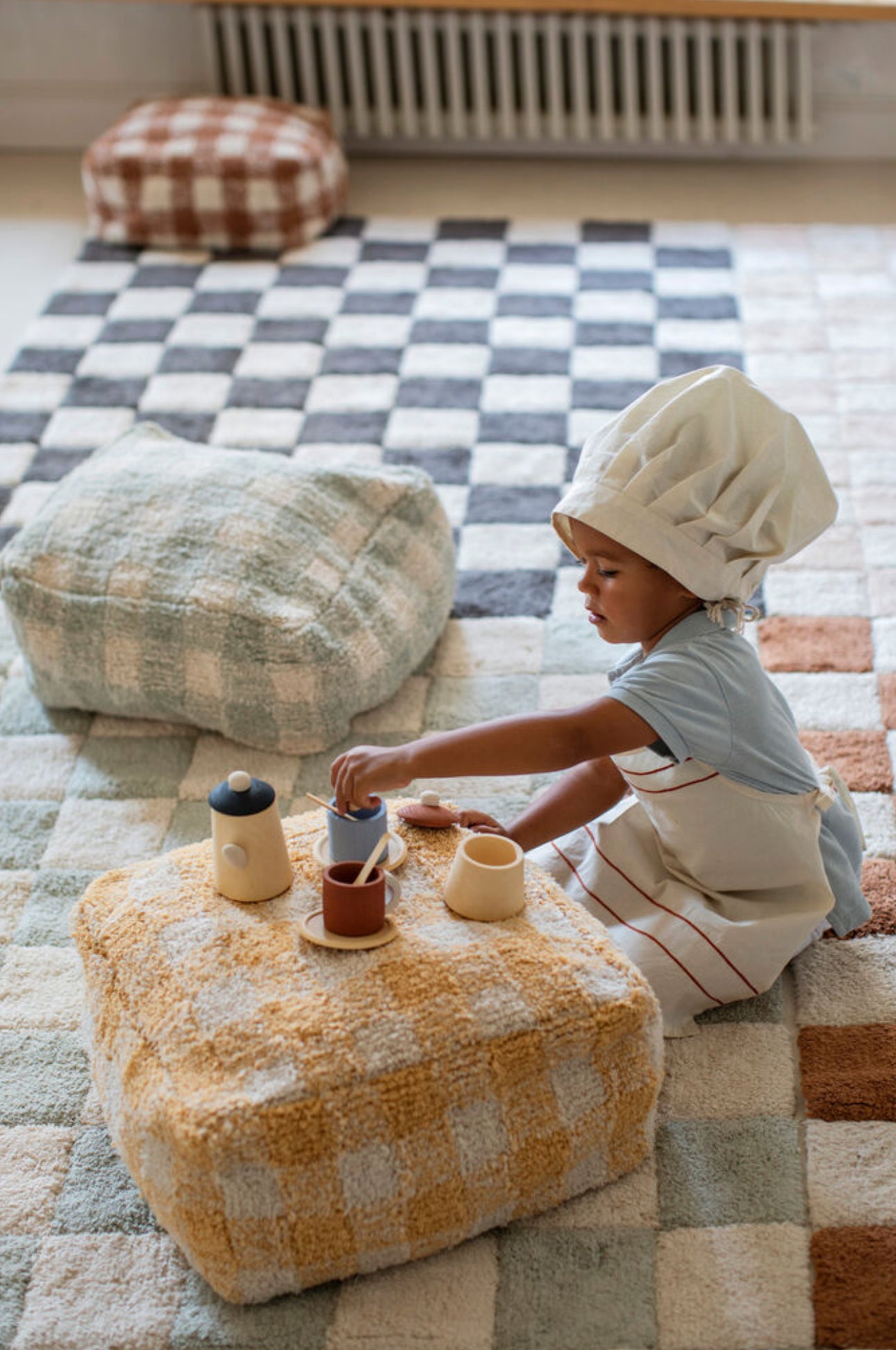 Kitchen Tile Rug (Multiple Colors)