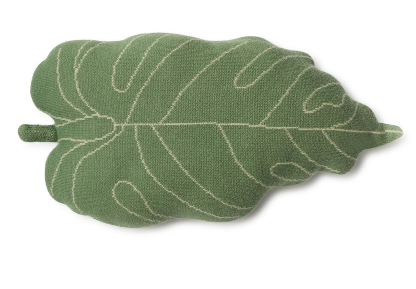 Baby Leaf Knit Pillow (Multiple Colors)