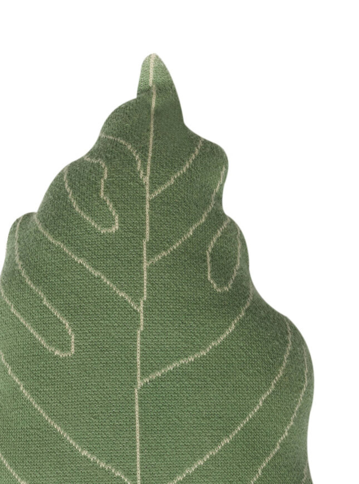 Baby Leaf Knit Pillow (Multiple Colors)