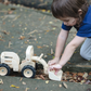 Handmade Wooden Bulldozer