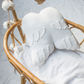 Knit Angel Wings Pillow