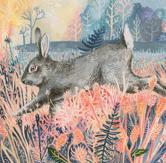 Rabbit in the Field Print