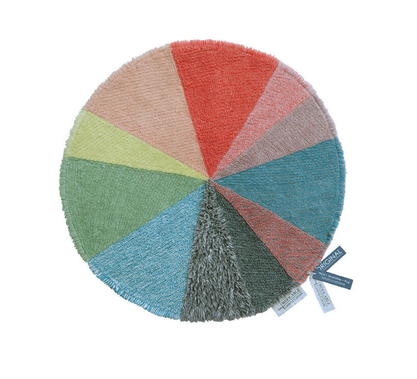 Wool Pie Chart Rug