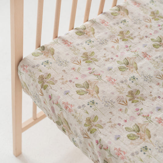 Botany Fitted Crib Sheet