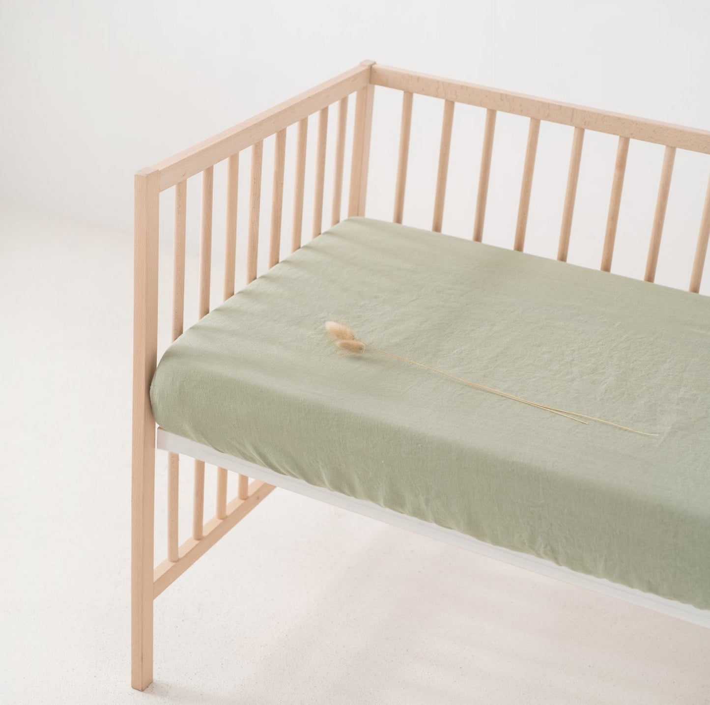 Sage Fitted Crib Sheet